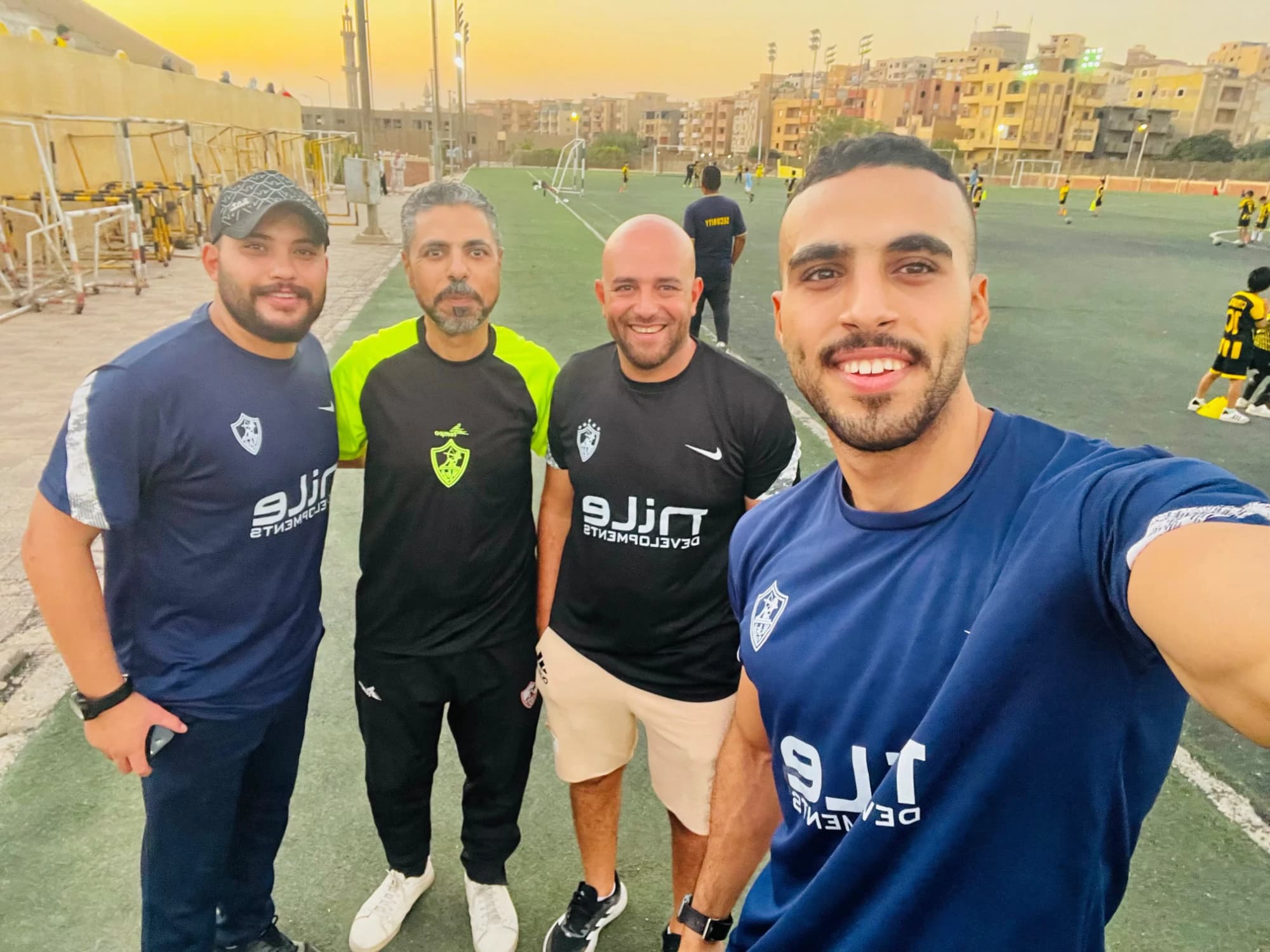 On the pitch